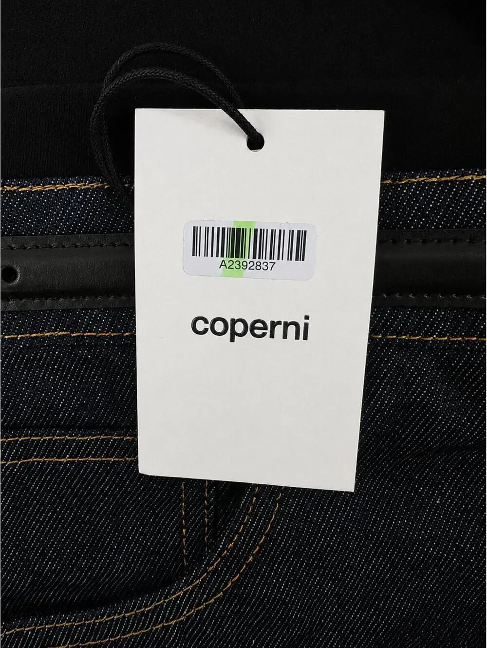 Coperni Hybrid Denim Flare Trousers Dark Indigo IT 42 US 6 | NWT - Picture 9 of 9